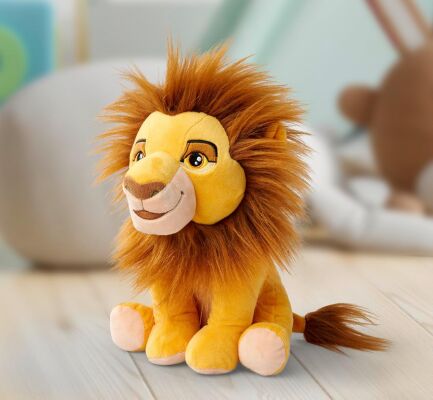  - roi lion - peluche simba adulte 25 cm 