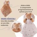  - bali moka snow - jour / nuit réversible lapin 