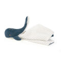 Walking mum - nico the whale comforter blue white 25 cm 