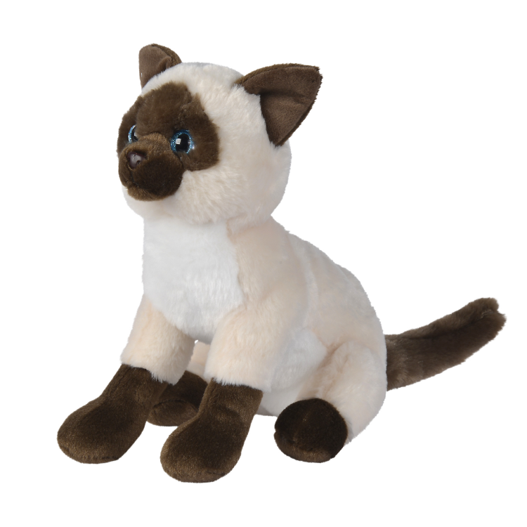  - realistic plush siamese cat 30 cm 