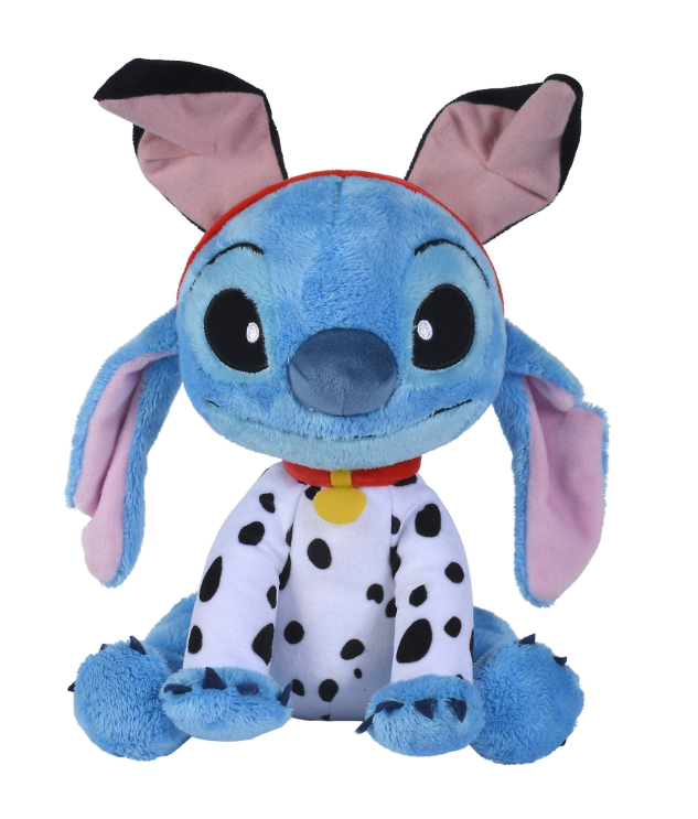 Disney Stitch Peluche déguisé en dalmatien 25 cm