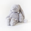  flore lapin boite à musique gris clair noeud blanc 