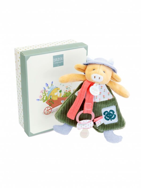  - aneth vache - attache-sucette vert 19 cm 