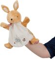  - petites chansons - marionnette lapin marron 25 cm 