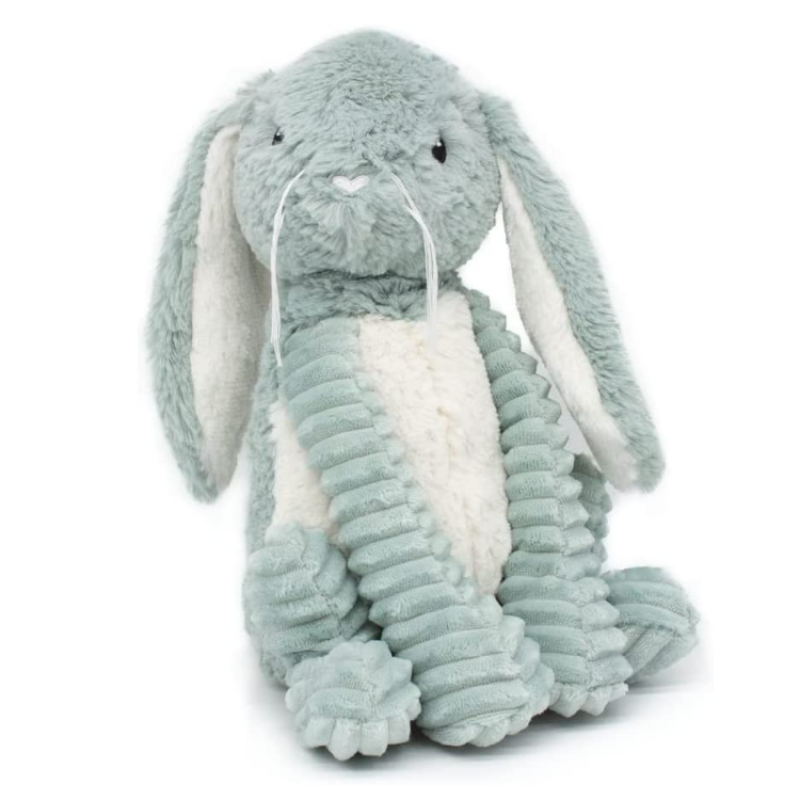 Les déglingos - les ptipotos - toudou lapin vert menthe - peluche 27 cm 