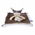  - les petits fûtés - bear comforter brown 25 cm 