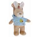  copains des bois peluche lapin bleu oiseau 25 cm 