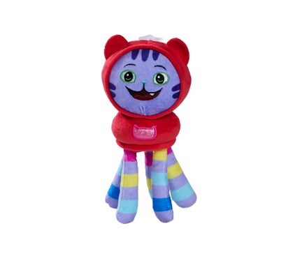 Gabby et maison magique - peluche dj miaou - 18 cm 
