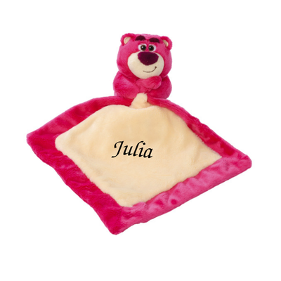  - lotso lours - peluche avec rose 37 cm 
