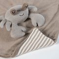 Walking mum - pepe the crab comforter brown grey 25 cm 