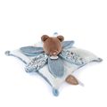  - bohaime - plat pétale ours marron bleu blanc 27 cm 