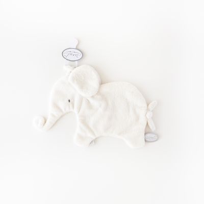  oscar léléphant attache-sucette blanc 