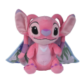  angel peluche dans sa couverture rose 25 cm 