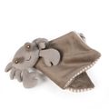 Walking mum - pepe the crab comforter brown grey 25 cm 