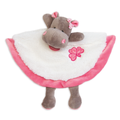 Zoé lhippo plat blanc rose fleur 