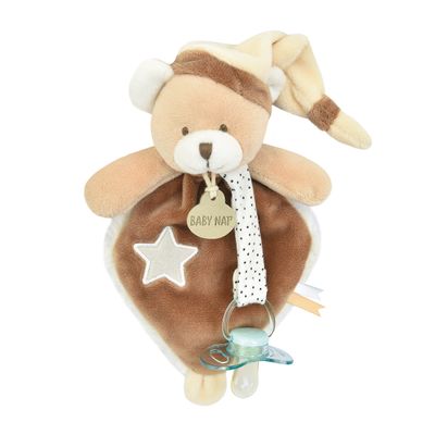  - the lumilunes - pacifinder bear white brown star 15 cm 