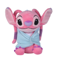  angel peluche dans sa couverture rose 25 cm 