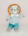  - peluche lion bleu  25 cm 