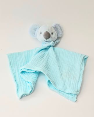  lange coton koala bleu turquoise 25 cm 