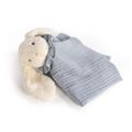 Walking mum - plat lapin lange bleu coton 25 cm 