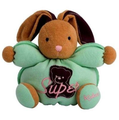  sweet life peluche lapin vert super 18 cm 