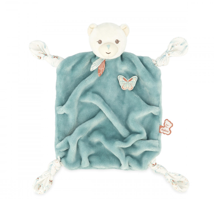  - plume - plat ours bleu vert papillon 26 cm 