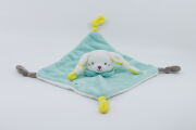  - comforter rabbit green white étoile 20 cm 