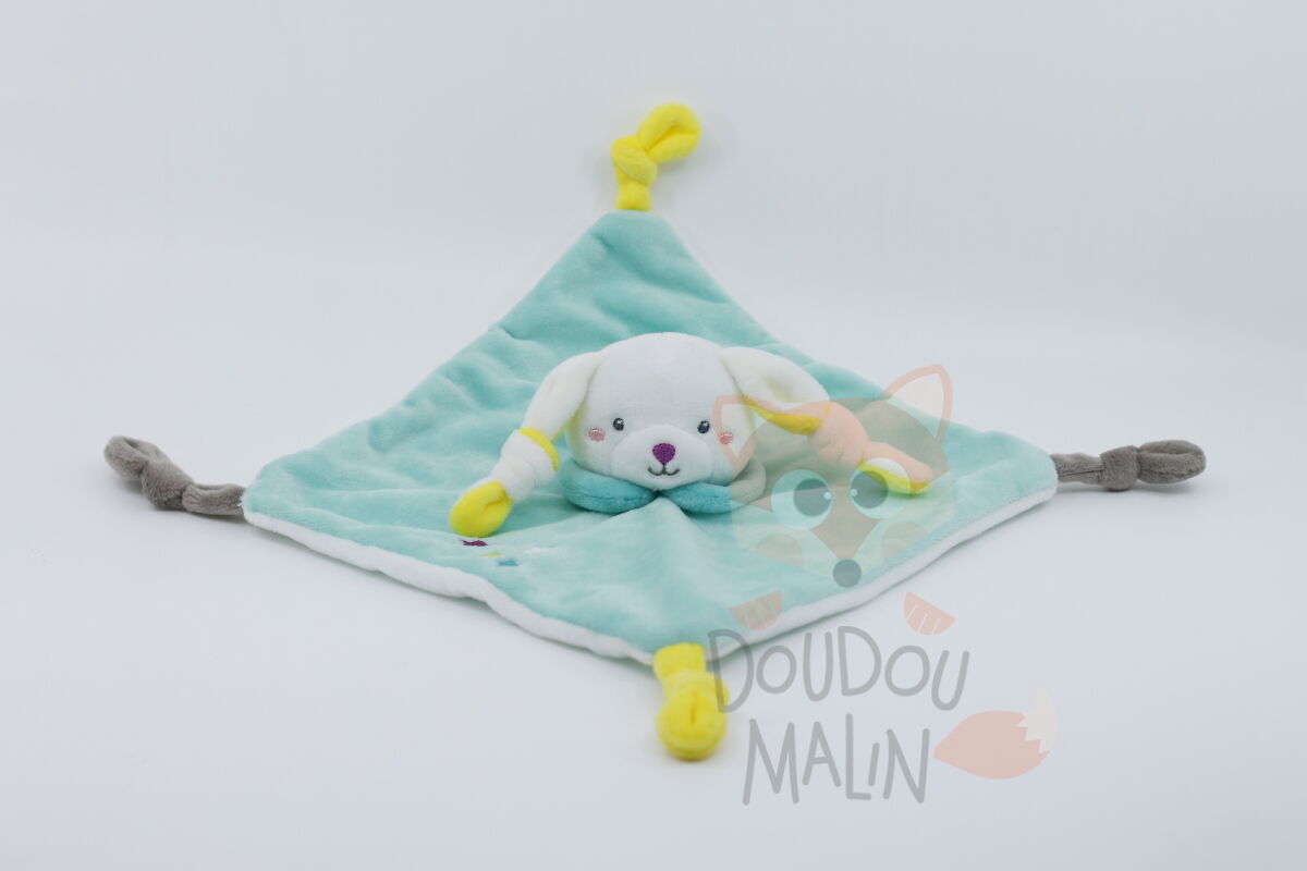  - plat lapin vert blanc étoile 20 cm 