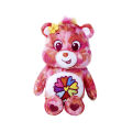 Bisounours - peluche flower power rose 23 cm 