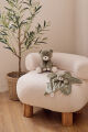  - orso lours - plat gris 25 cm 