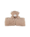  - fluffy vache - couverture avec peluche - 50 x 50 cm 