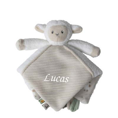  - plat mouton blanc beige 25 cm 