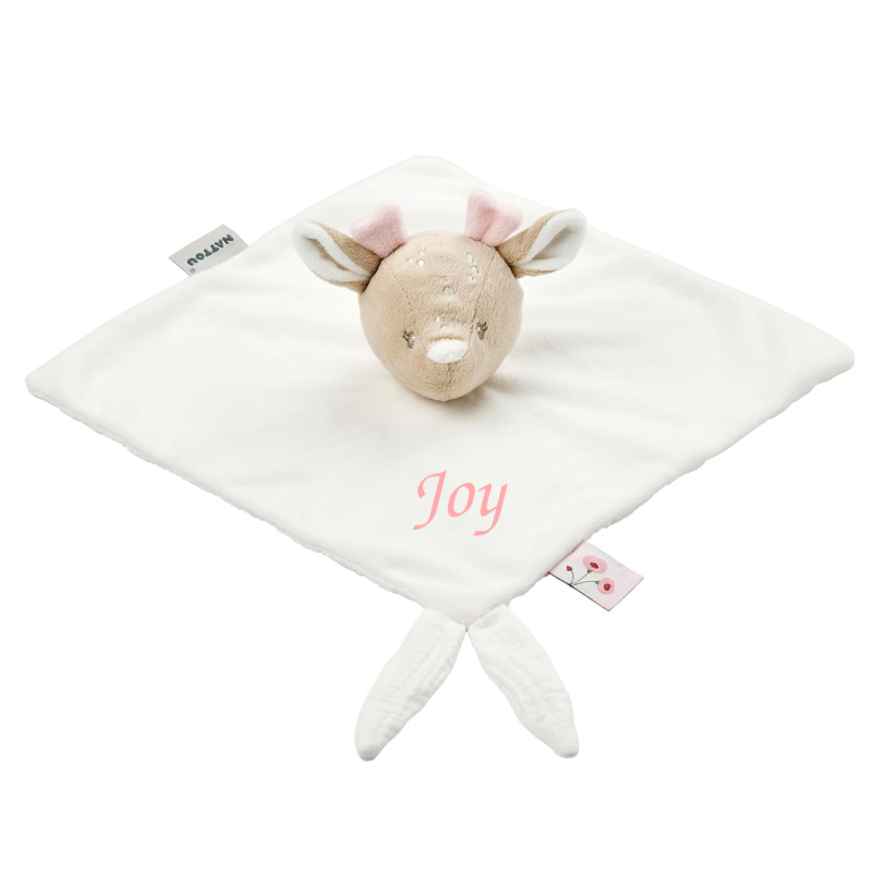  - fanfan - plat biche cerf blanc 25 cm 