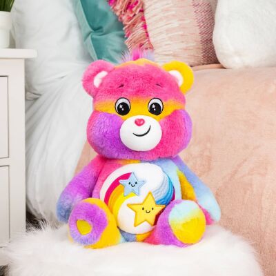 Les bisounours - peluche ours toubonté multicolore étoile 30 cm 