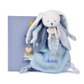  - rabbit ocean - comforter blue white 25 cm 