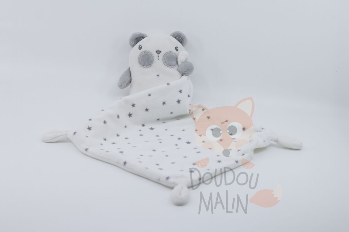 Tape à loeil - panda blanc gris étoile 30 cm 