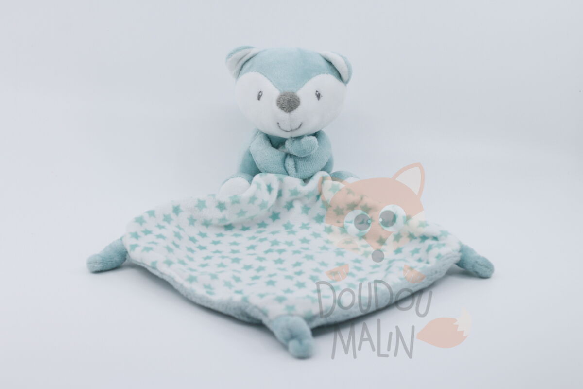  - peluche avec renard vert blanc étoile 25 cm 