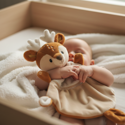  etienne renne beige marron 30 cm 