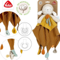  - mouton coton bio jaune moutarde 35 cm 