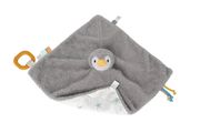 Little big friends - martin pingouin - plat gris 25 cm 