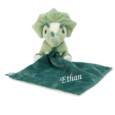  - peluche avec dinosaure tricératops vert 25 cm 