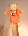  - poétiques - comforter handpuppet bear orange 25 cm 