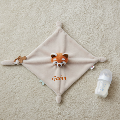  - plat panda roux beige 30 cm 