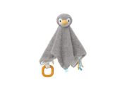 Little big friends - martin the pengouin - comforter grey 25 cm 