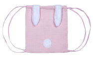 Bbco - backpack rabbit - pink white 