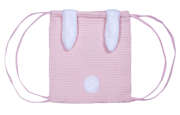 Bbco - sac à dos lapin - rose blanc 