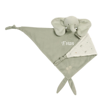  - loulou - maxi éléphant vert tilleul 40 cm 
