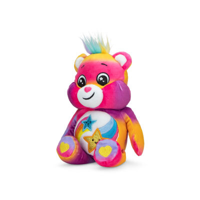 Les bisounours - peluche ours toubonté multicolore étoile 22 cm 
