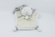 - marionnette ours blanc beige doré 25 cm 