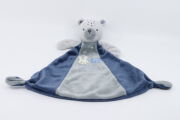  - plat ours bleu gris 25 cm 